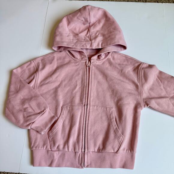 Gap Kids Pink VinatgeSoft Hoodie & Baggy Wide Leg Sweatpants S (6-7) - Picture 3 of 15